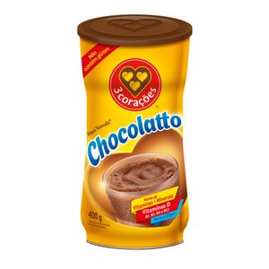 Achocolatado em Pó Chocolatto 3 Corações Lata 400g