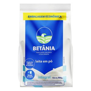 Leite em Pó Betânia Integral Sachê 750g