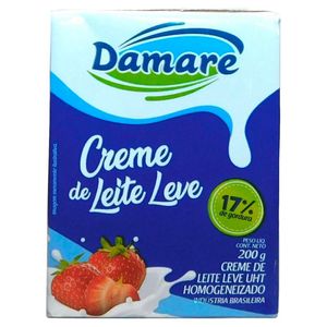 Creme de Leite Damare Leve 200g