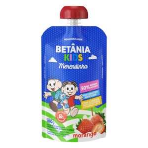 Iogurte Betânia Kids Merendinha Morango 100g