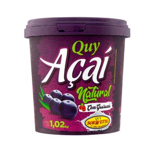 Açaí Quy Sorwetto c/ Guaraná 1.02Kg