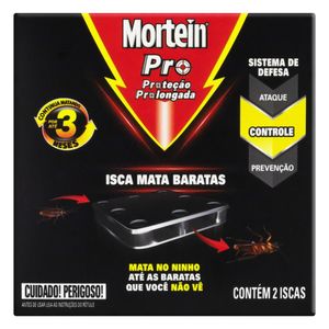 Inseticida Mortein Isca Mata Barata c/ 2 Iscas