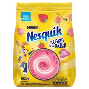 Achocolatado em Pó Nesquik Morango Sachê 600g