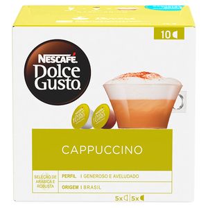 Cappuccino em Cápsula Nescafé Dolce Gusto Caixa 117g c/ 10 Unid