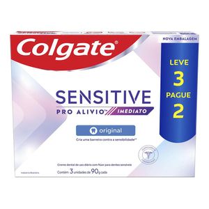 Creme Dental Colgate Sensitive Pro-Alívio 90g Leve 3 Pague 2