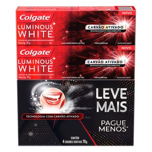Creme Dental Colgate Carvão Ativado 70g Leve Mais Pague Menos