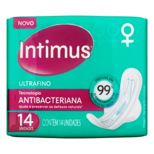 Absorvente Intimus Antibacteriano c/ Abas c/ 14 Unid