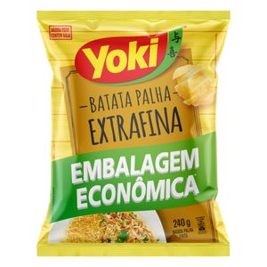 Batata Palha Yoki Extrafina Tradicional Embalagem Econômica 240g