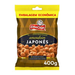 Amendoim Japonês Elma Chips 400g