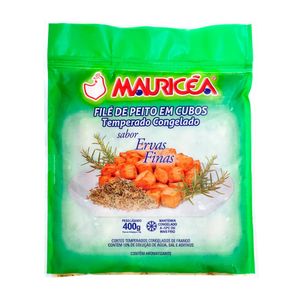Filé de Peito de Frango Mauricéa em Cubo Temperado c/ Ervas 400g