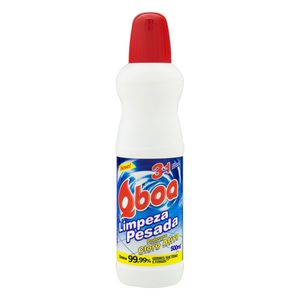 Limpador Qboa Limpeza Pesada c/ Cloro Ativo 3 em 1 500ml