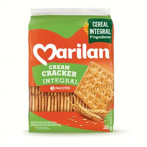 Biscoito Cream Cracker Marilan Integral 365g