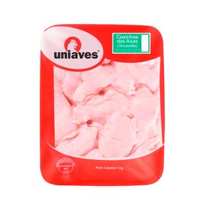 Coxa e Sobrecoxa de Frango Uniaves Bandeja Congelada 1Kg