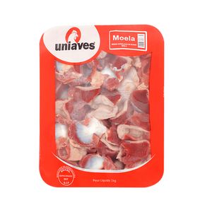 Moela de Frango Uniaves Bandeja Congelado 1Kg