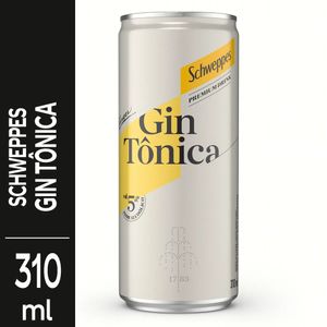 Gin Tônica Schweppes Premium Drink Lata 310ml