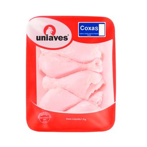 Coxa de Frango Uniaves Bandeja Congelada 1Kg