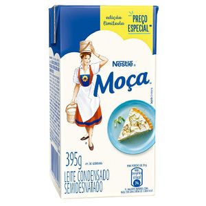 Leite Condensado Moça Semidesnat Tetra Pak 395g Preço Especial