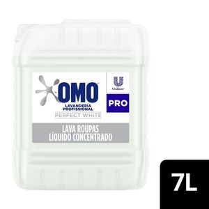 Lava-Roupas Líquido Omo Concentrado Perfect White Galão 7l