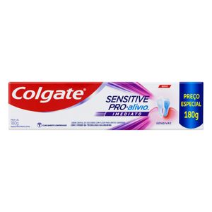 Creme Dental Colgate Sensitive Pro-Alívio Imediato Gengivas 180g