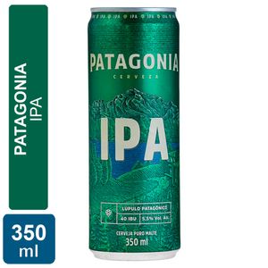 Cerveja Patagônia Ipa Puro Malte Lata 350ml