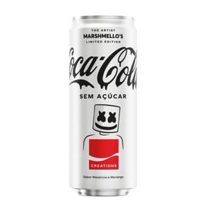 Refrigerante Coca-Cola Creations s/ Açúcar Melancia/Morango Lata 310ml