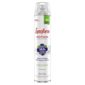 Desinfetante Lysoform p/ Superfícies Original Frasco 432ml