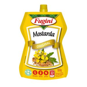 Mostarda Fugini Tradicional Sachê Bico 180g