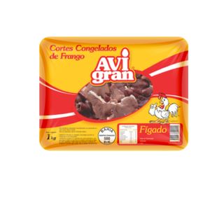Fígado de Frango Avigran Congelado Bandeja 1Kg