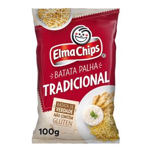 Batata Palha Tradicional Elma Chips Sachê 100g