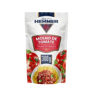 Molho Tomate Hemmer Tradicional Sachê 300g