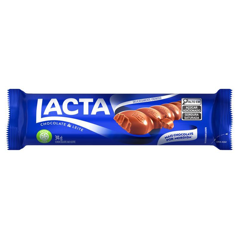 LACTA LEITE 34G  Cescom Distribuidor