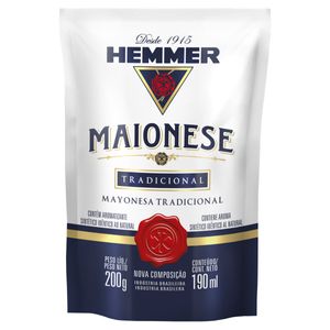 Maionese Hemmer Tradicional Sachê 200g