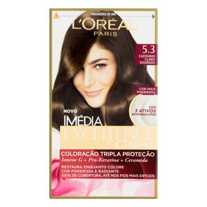 Coloração Loreal Imédia Excellence Castanho 5.3