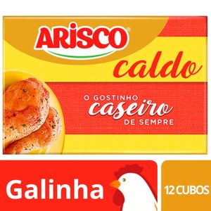 Caldo em Tablete Arisco Galinha Caixa 114g c/ 12 Unid