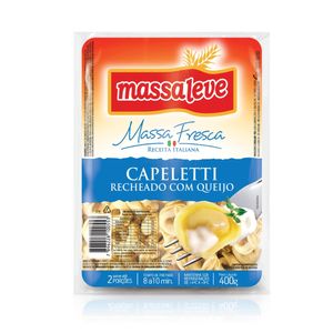 Massa Capeletti Massa Leve Queijo 400g