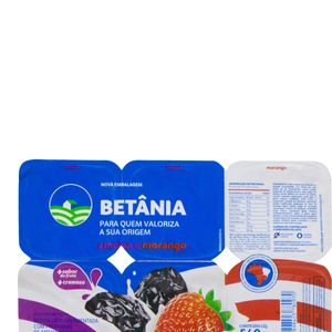 Bebida Láctea Fermentada Betânia Ameixa e Morango 540g