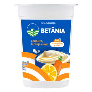 Bebida Láctea Fermentada Betânia Cenoura, Laranja e Mel 170g