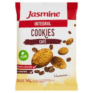 Biscoito Cookies Integral Jasmine Vegano Café 120g