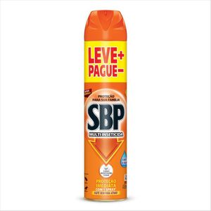 Multi-Inseticida Aerossol SBP Base Água Regular 450ml Spray Leve + Pague -