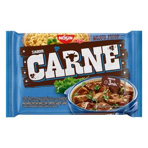 Macarrão Instantâneo Nissin Miojo Nosso Sabor Lámen Carne Pacote 74g