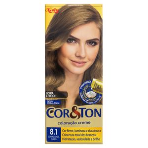 Coloração Cor&Ton Louro Cinza Claro 8.1 125g