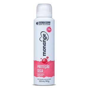 Desodorante Monange Aerossol 48h Proteção Seca 90g