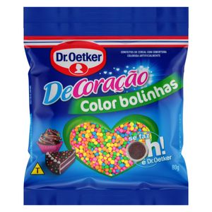 Confeito Dr.Oetker Color Bolinhas 80g