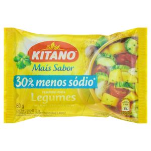 Tempero em Pó Kitano Mais Sabor Legumes 60g