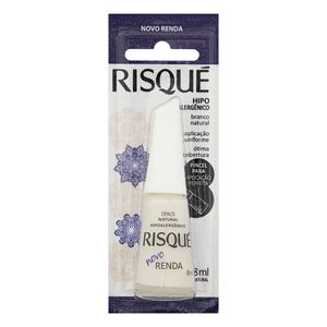 Esmalte Natural Risqué Brancos Renda 8ml