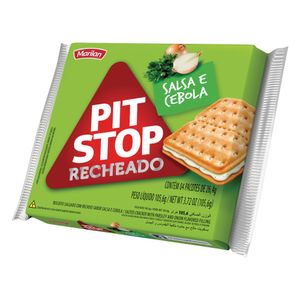 Biscoito Marilan Pit Stop Recheado Salsa e Cebola 105.6g