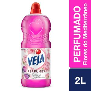 Limpador Veja Perfumes Flores do Mediterrâneo Frasco 2l Embalagem Econômica