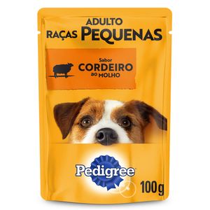 Racao p/ Cães Pedigree Adulto Cordeiro 100g