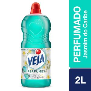 Limpador Veja Perfumes Jasmim do Caribe Frasco 2l Embalagem Econômica