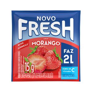 Pó p/ Refresco Fresh Morango 15g